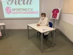 Presentación del equipo femenino.