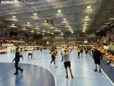 Imágenes del partido entre el Villa de Aranda y el BM Soria.