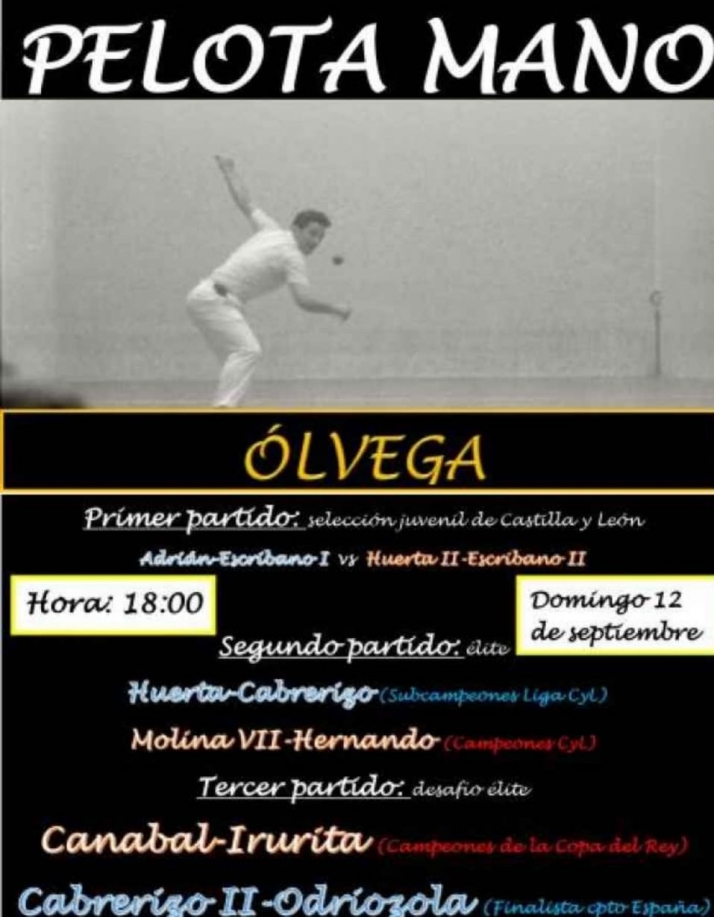 Los mejores pelotaris nacionales se darán cita en Ólvega