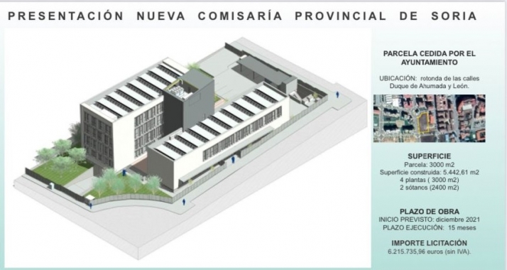 Así será la nueva comisaría de Policía Nacional de Soria en 7 claves