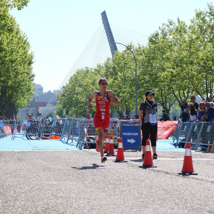 Marina Muñoz del Triatlón Soriano al Mundial