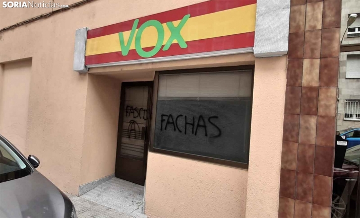 El Partido Popular de Soria condena los ataques sufridos en la sede de Vox