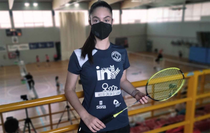 La soriana Carmen Carro, a la Selección sub 15 de bábminton
