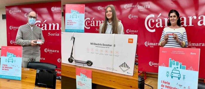 Ya se conocen los ganadores de los sorteos celebrados en la Feria de Vehículos de Soria