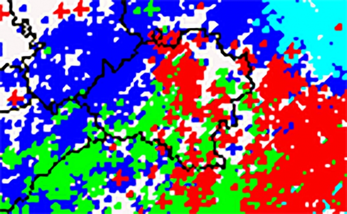 Soria, la más numerosa en rayos de la región ayer