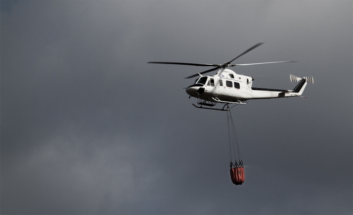 Incendio forestal en Cabanillas