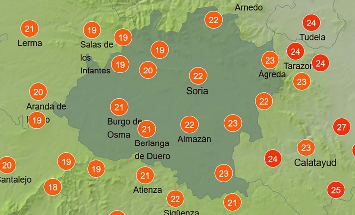 El tiempo en Soria: Bajan las máximas