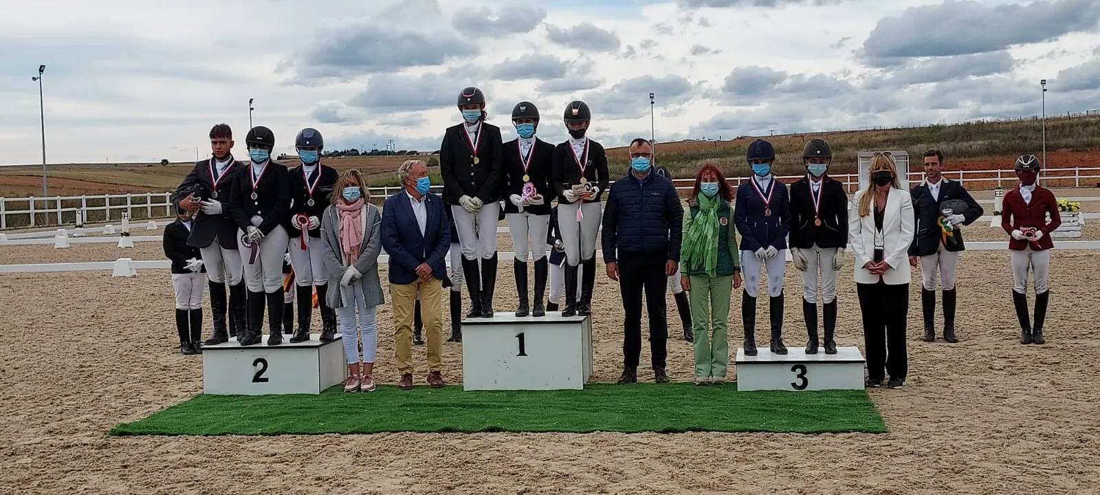 Imágenes de los podium.