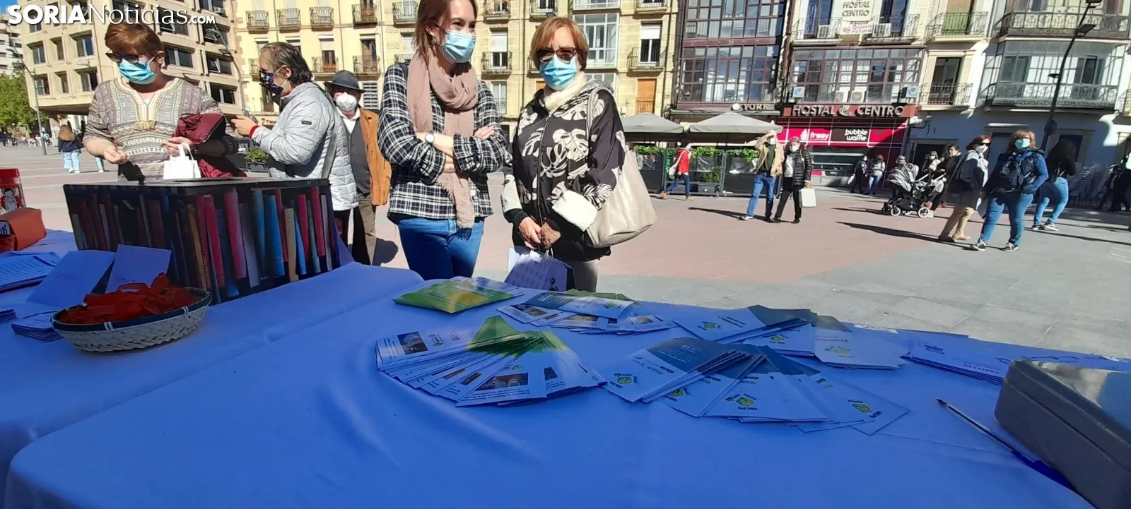 Una imagen del acto de sensibilización hoy en Granados. /SN