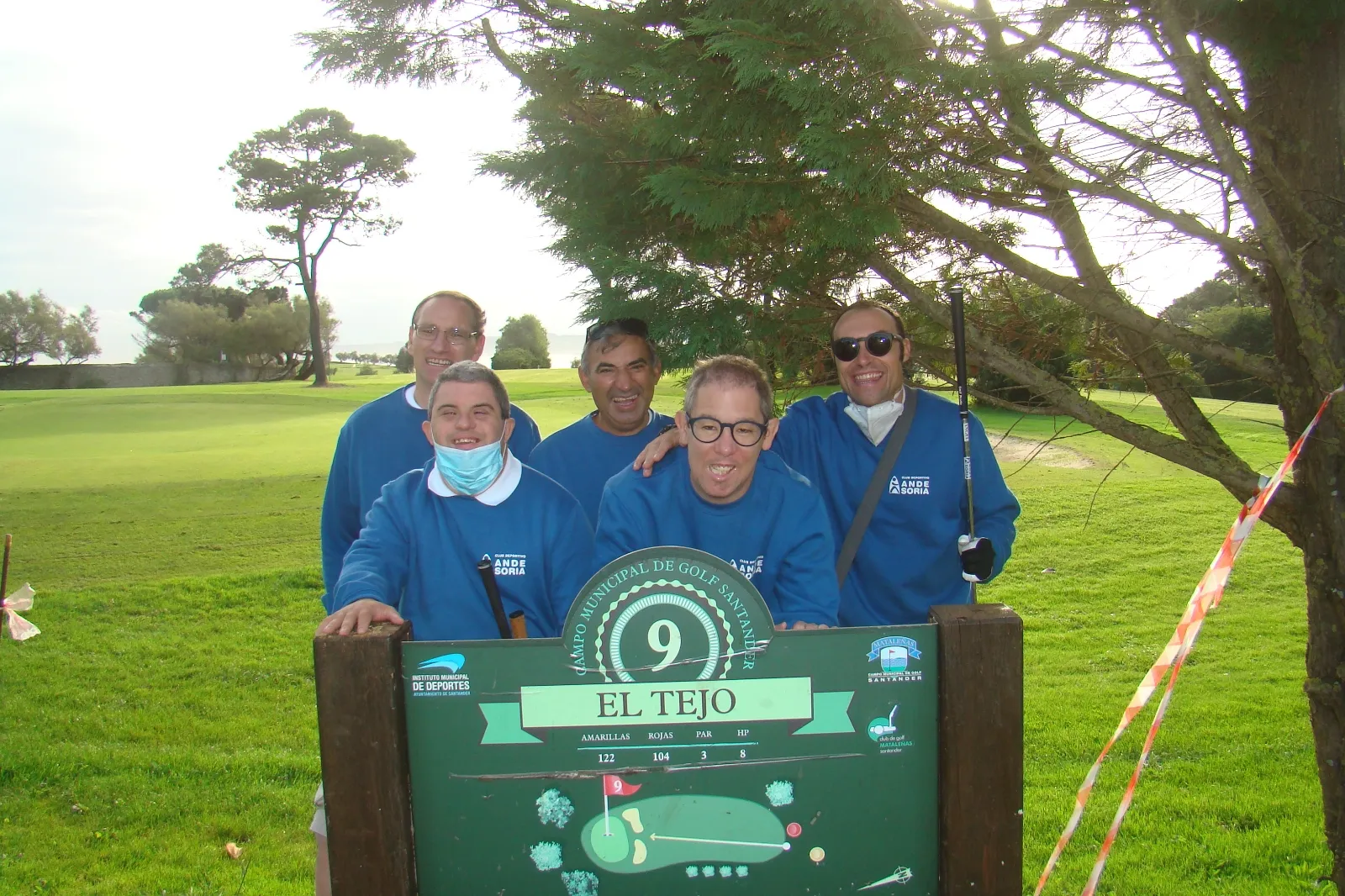 Ande Soria en el Campeonato de España de Golf.
