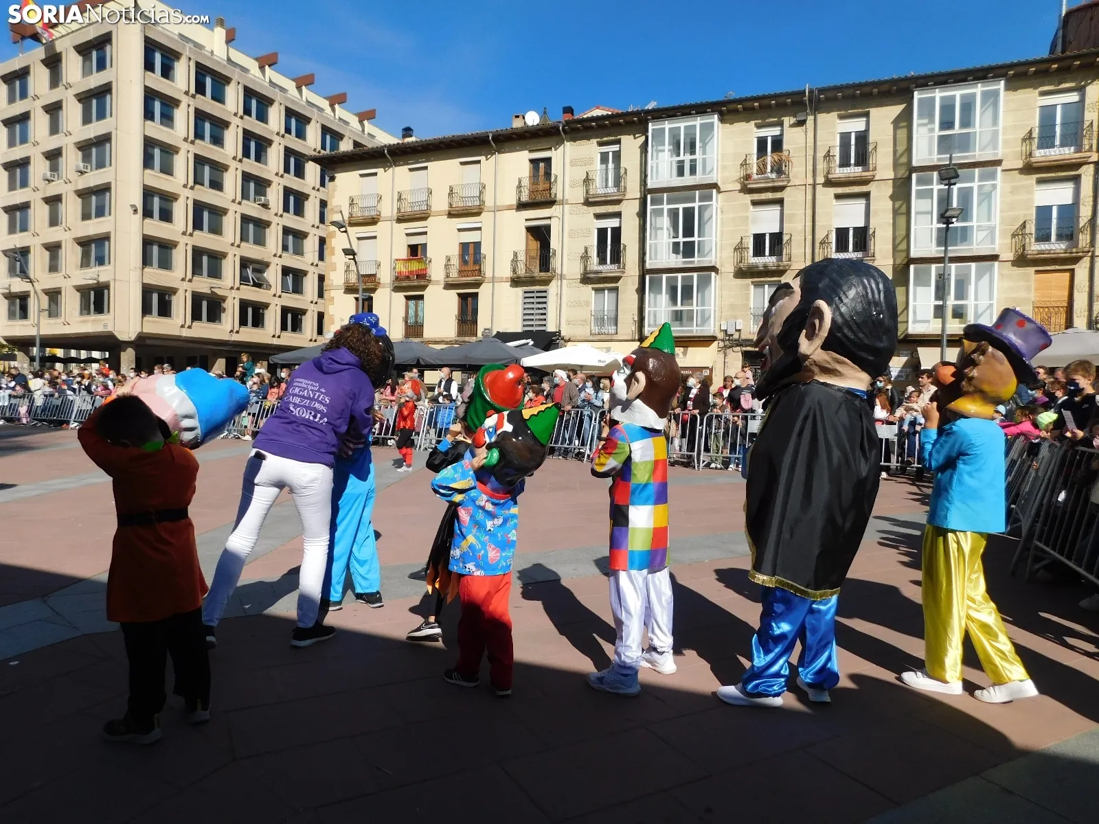 La plaza de Mariano Granados, este mediodía de domingo. /SN