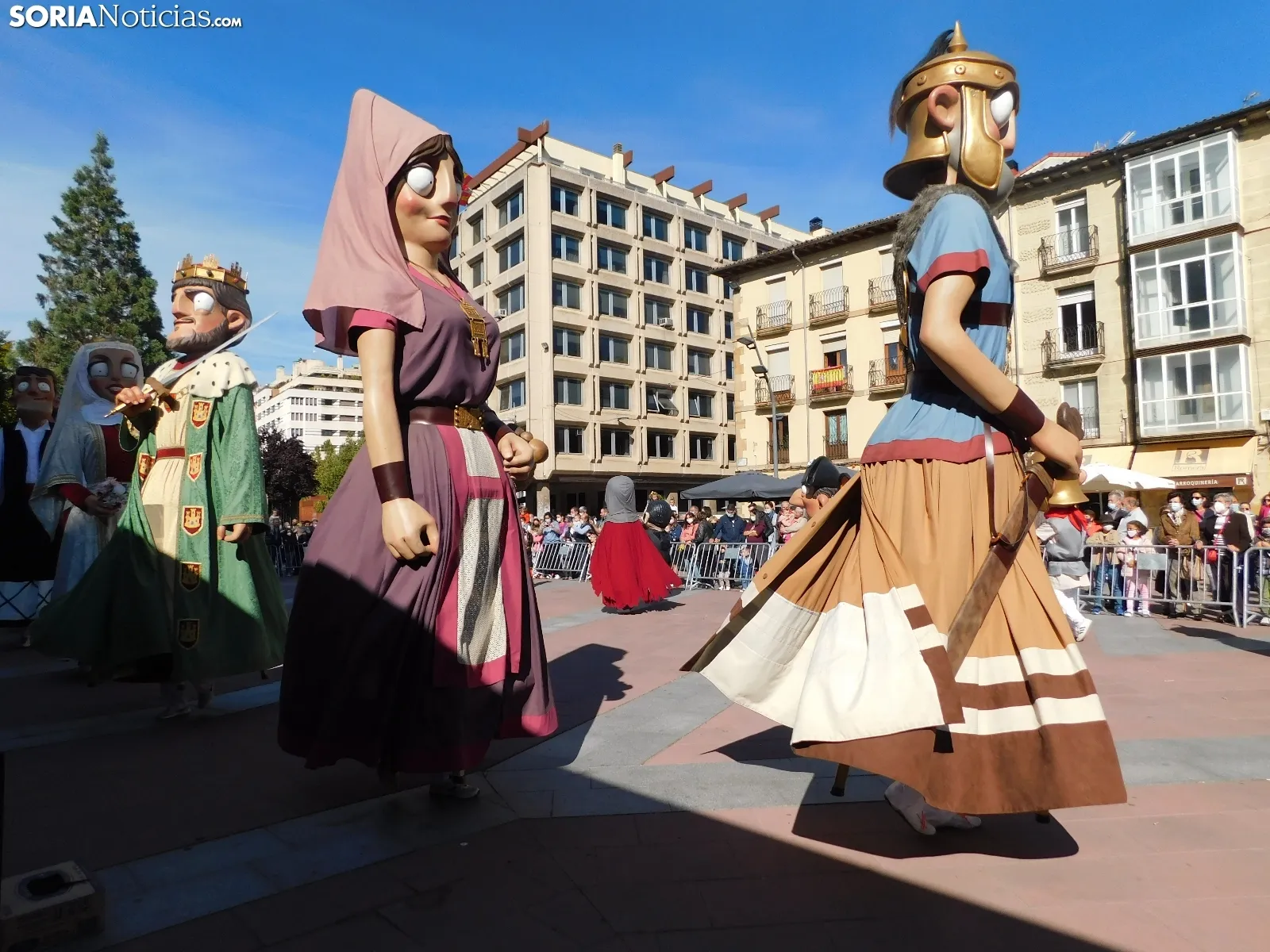 La plaza de Mariano Granados, este mediodía de domingo. /SN