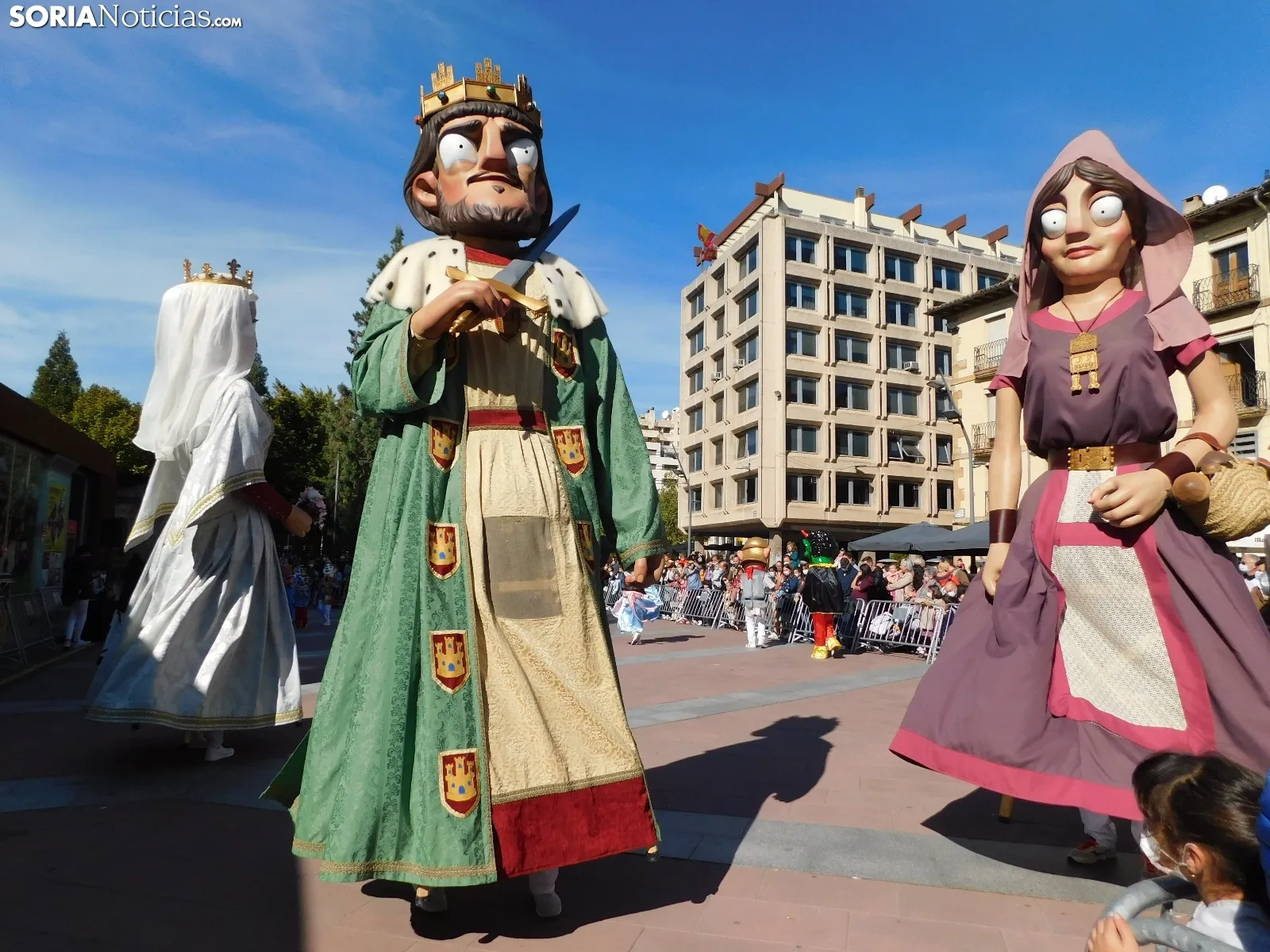 La plaza de Mariano Granados, este mediodía de domingo. /SN