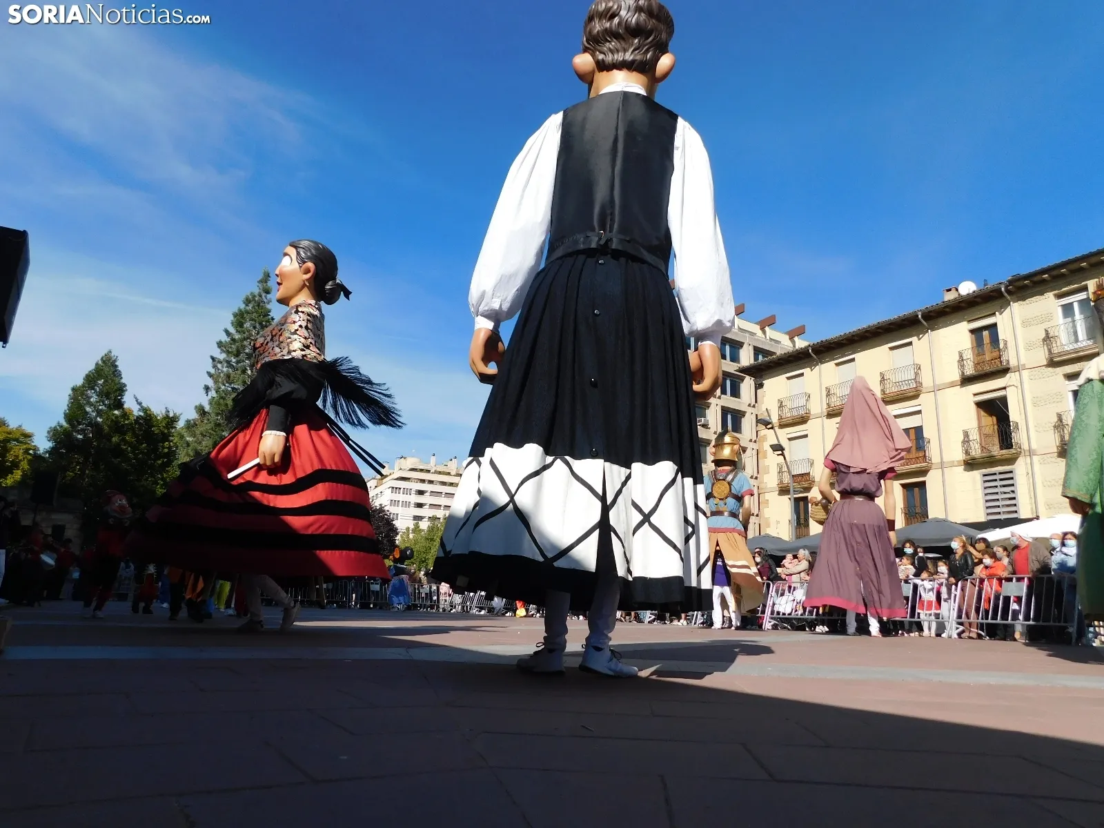 La plaza de Mariano Granados, este mediodía de domingo. /SN