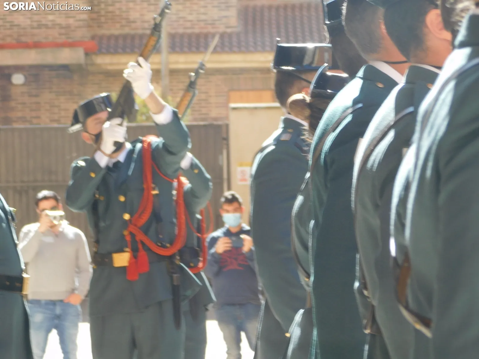 Una imagen de la festividad del Benemérito cuerpo en el día de su Patrona. /SN