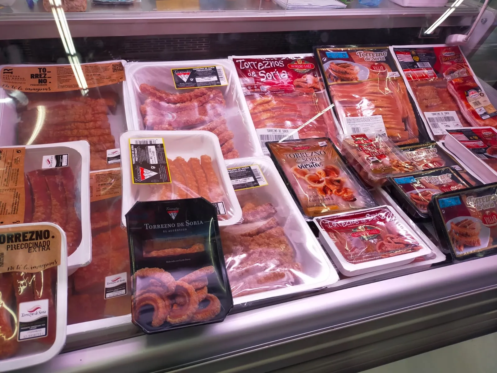 Expositor de Torrezno de Soria en la feria de Anuga.