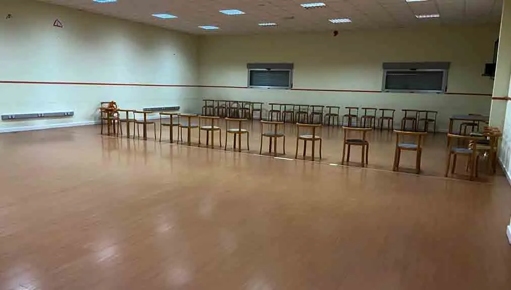 El nuevo lugar para los ensayos de la Banda. /ABO