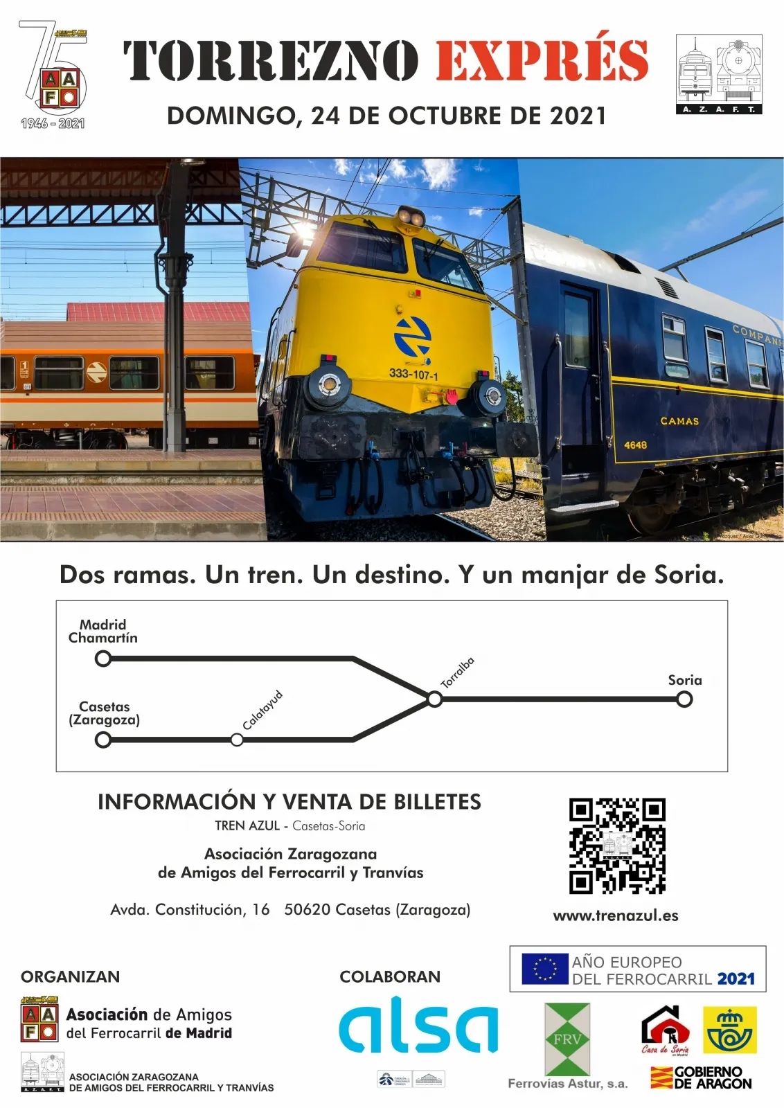 El cartel del viaje