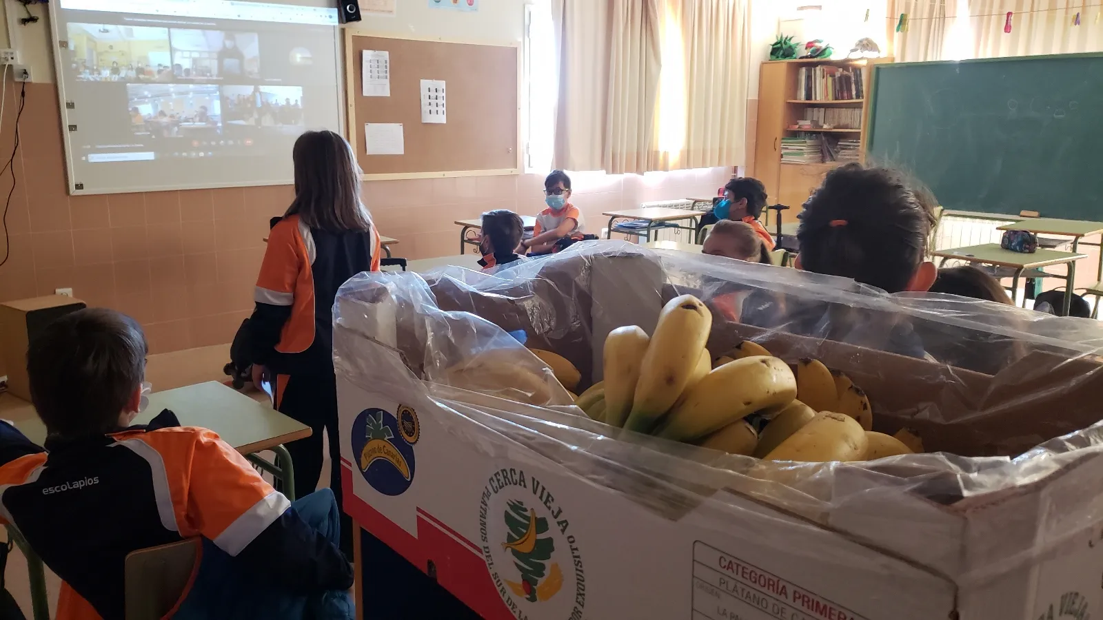 Una imagen de la jornada hoy en Escolapios. /CNSP