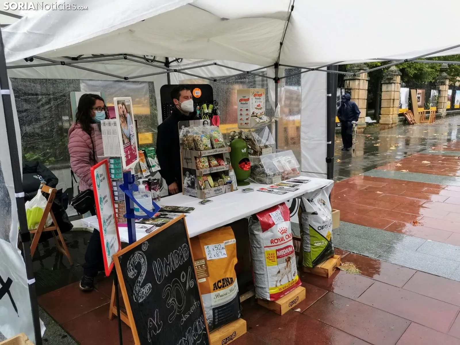 Foto 11 - La lluvia impide la celebraci&oacute;n de la I Feria de Mascotas de Soria
