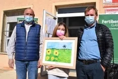 Foto 8 - Victoria Ruiz Collera, ganadora agrede&ntilde;a del XXIV Concurso de Pintura Rural Infantil Fertiberia