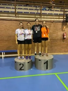 Foto 3 - Medallas para el B&aacute;dminton Soria en Santander y Guadarrama