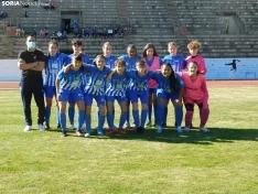 Una imagen del partido en gradas y campo este sábado. /SN