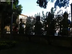 La plaza de Mariano Granados, este mediodía de domingo. /SN