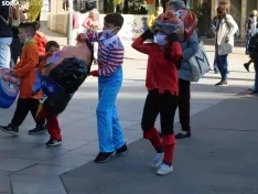 La plaza de Mariano Granados, este mediodía de domingo. /SN