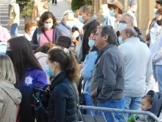 La plaza de Mariano Granados, este mediodía de domingo. /SN