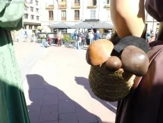 La plaza de Mariano Granados, este mediodía de domingo. /SN