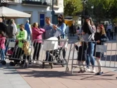 La plaza de Mariano Granados, este mediodía de domingo. /SN