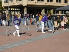 La plaza de Mariano Granados, este mediodía de domingo. /SN