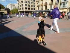 La plaza de Mariano Granados, este mediodía de domingo. /SN