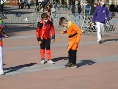 La plaza de Mariano Granados, este mediodía de domingo. /SN