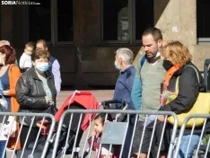 La plaza de Mariano Granados, este mediodía de domingo. /SN