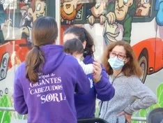 La plaza de Mariano Granados, este mediodía de domingo. /SN