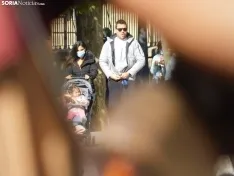 La plaza de Mariano Granados, este mediodía de domingo. /SN