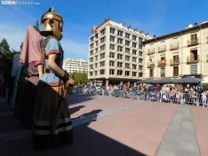 La plaza de Mariano Granados, este mediodía de domingo. /SN