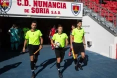 Numancia 3-1 Huesca B / María Ferrer