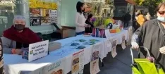 Una imagen del acto de sensibilización hoy en Granados. /SN
