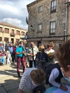 Concentración en Duruelo contra el nuevo mirador de Castroviejo.