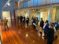 Una imagen de la apertura de la muestra. /SdD