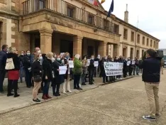Foto 4 - El personal soriano de prisiones se concentra por el aumento de agresiones
