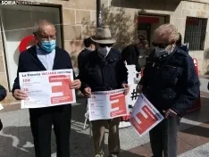 Foto 4 - Concentraci&oacute;n simb&oacute;lica de Soria &iexcl;Ya!: "Nuestra ideolog&iacute;a es Soria y los sorianos"