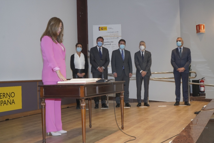 La soriana Virginia Barcones, toma posesión como delegada del Gobierno en Castilla y León