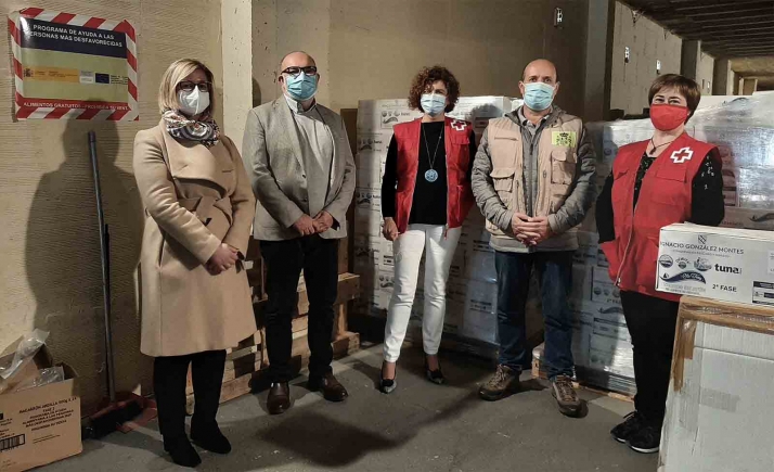 El Gobierno distribuye 64.283 kilos de alimentos entre personas desfavorecidas de la provincia
