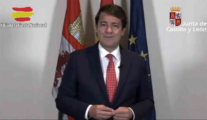 Mañueco defiende Castilla y León como parte fundamental de la historia de España y que quiere seguir siéndolo de su futuro