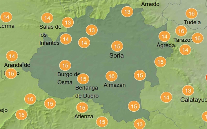 El tiempo en Soria: Despejado y estable