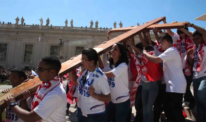Este jueves llegan a Soria la Cruz y el Icono de la Jornada Mundial de la Juventud